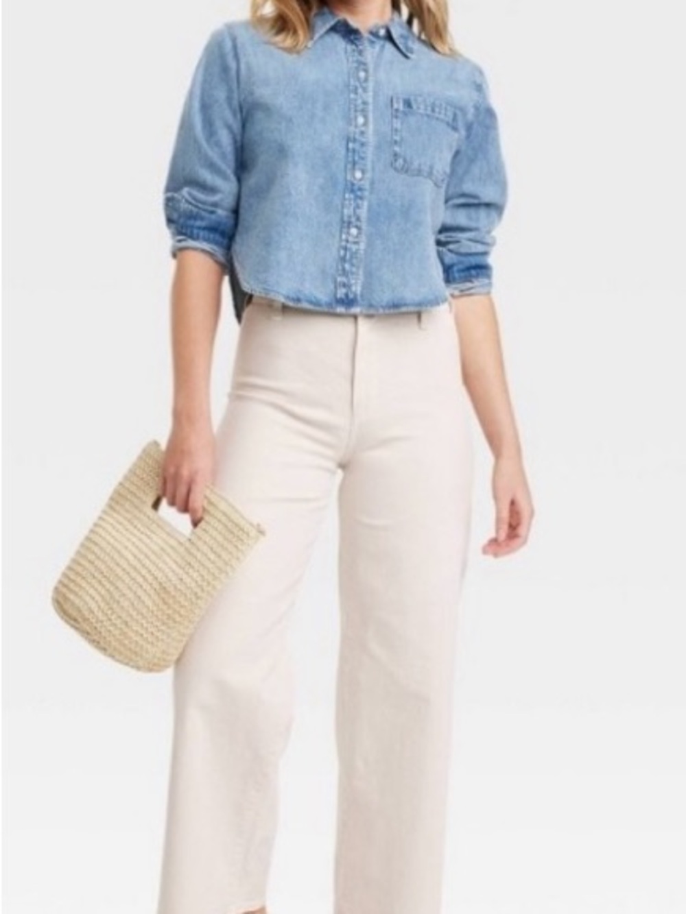 NWOT Universal Thread High Rise Sailor Wide Leg Jeans